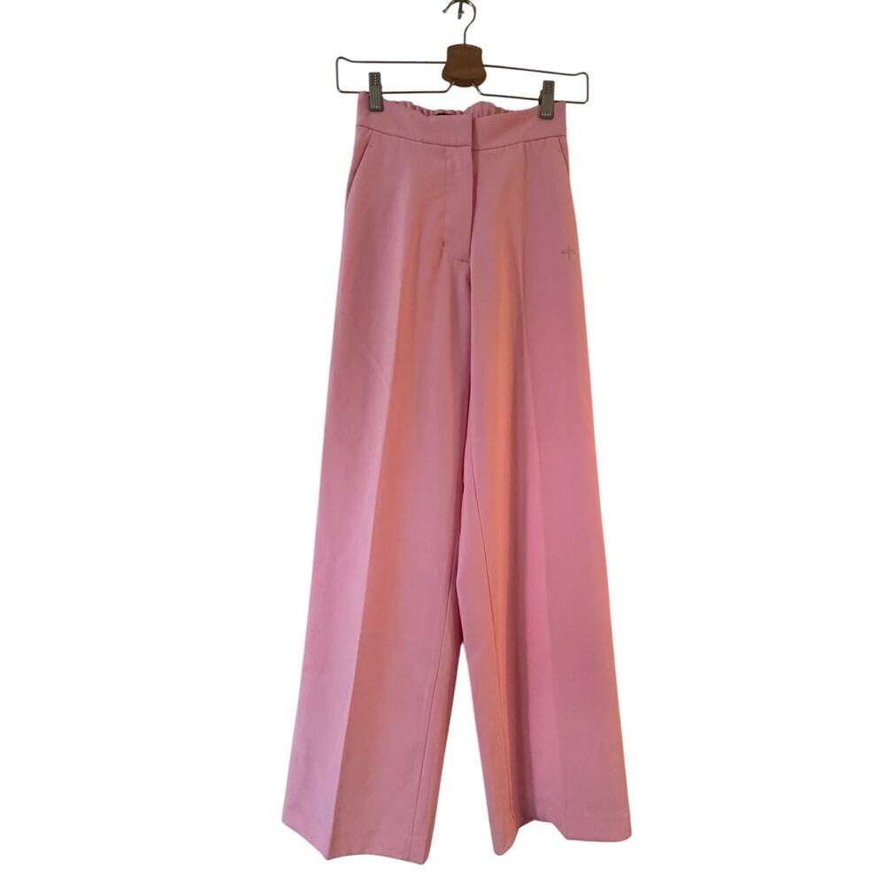 Santo Studio Wide Leg Trousers Pants Womens Size XS Pink